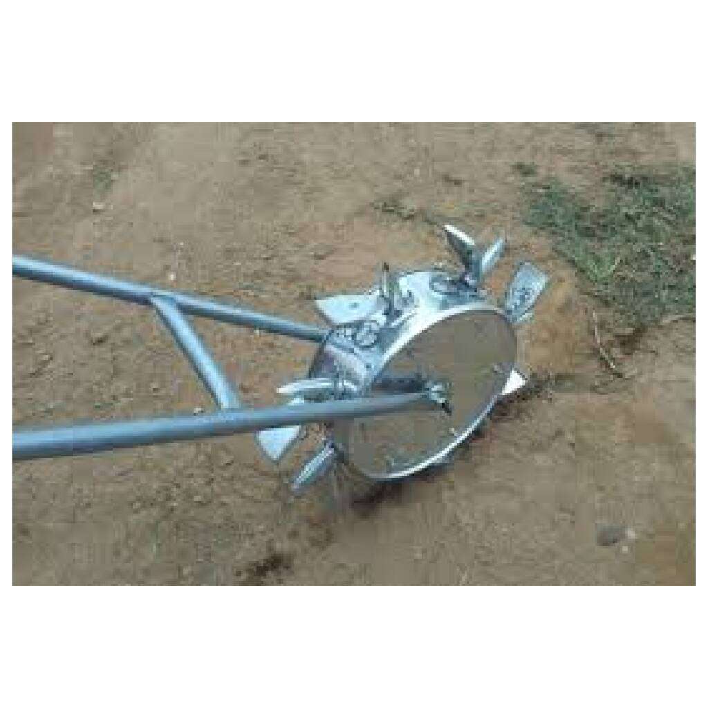 Metal seed planter