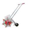 Plastic seed and fertilizer planter