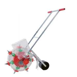 Plastic seed and fertilizer planter